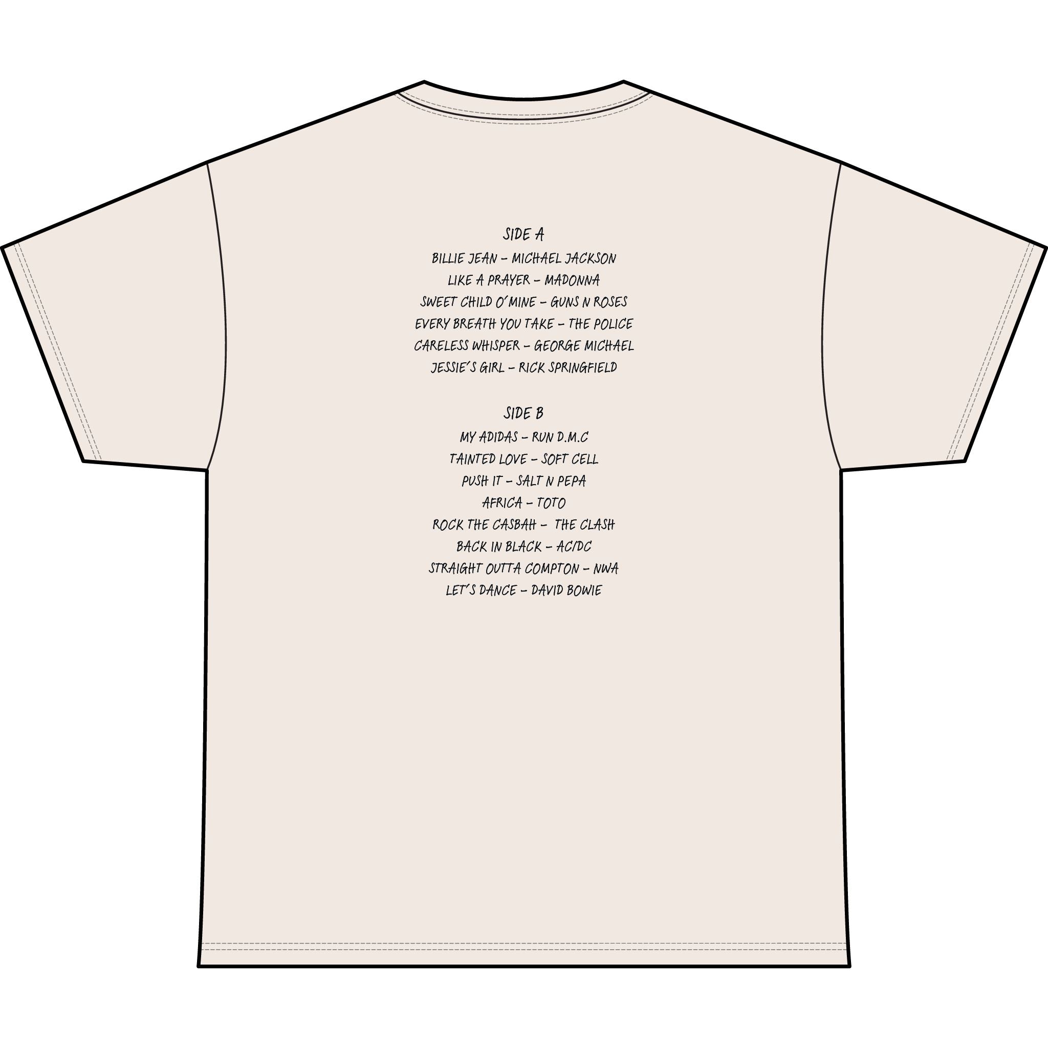80's Mixed Tape Tee 2.0